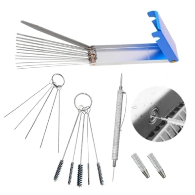 Image of GMHLLES Windscreen Washer Nozzle Adjustment Tool, 2 in 1 Windshield Jet Cleaning Tool,Windscreen Cleaner Needle Car Accessory