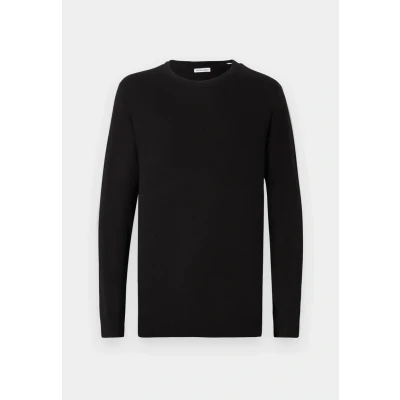 Image of Jack &amp; Jones Jjeemil CREW NECK Jumper, Men&#039;s, Size: Large, Black