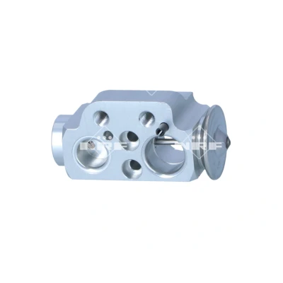 Image of 7H0820679C, 7N0820712 Expansion Valve NRF 38508 with gaskets/seals VOLKSWAGEN: Transporter 5, 5 Bus, Sharan II, SEAT: Alhambra II