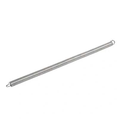 Image of Sourcingmap a16082900ux0941 1 x 12 300 mm 304 Stainless Steel Wire Extension Tension Spring Silver Tone