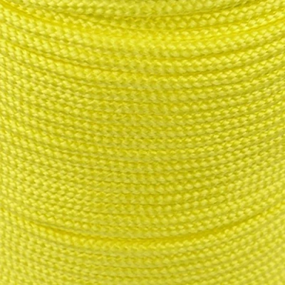 Image of Army Military Paracord Reel 3mm Basha Tent Bivi Camping Guy Rope Para Cord (Yellow, 100ft)
