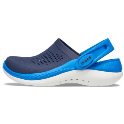 Image of Crocs LiteRide 360 Clog T Holzschuh, Navy/Bright Cobalt, 8 UK Child