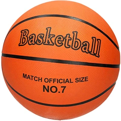 Image of Deflated Outdoor Basketball Sports Indoor Size 7 Game Junior Adults