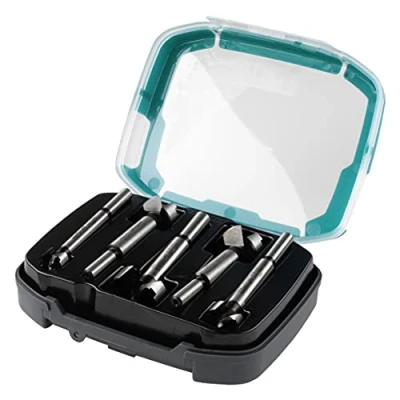Image of wolfcraft Forstner Drill Bit Set, Ø 1535 mm, 5 Pcs. I 1002000 For drilling in wood, with and without depth limit