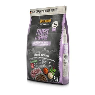 Image of Belcando Finest GF Senior [4 kg] Grain Free Dog Food Dry for Older and Sensitive Dogs Complete from 1 Year