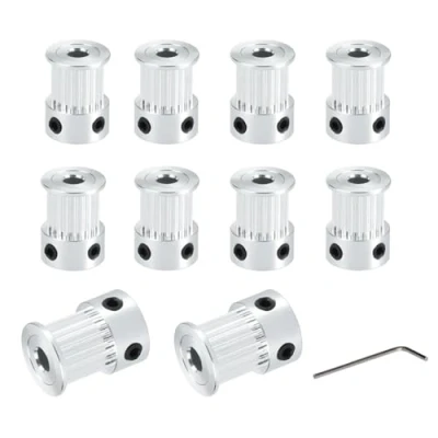 Image of BZ 3D GT2 Pulley 20 Teeth 5mm Bore 10mm Width 20T Timing Wheel for Voron 2.4 Printer 9mm/10mm Belt.(10 pcs)