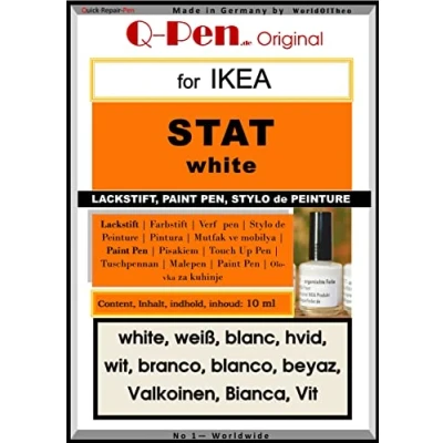 Image of Q Pen Touch Up Paint for Ikea STAT White