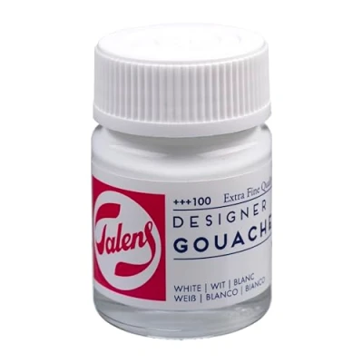 Image of TALENS Extra Fine Gouache JAR 16ML WHITE