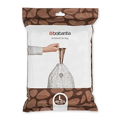 Image of Brabantia PerfectFit bags L 40 45 litre Dispenser Pack of