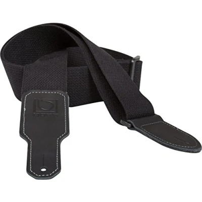 Image of BOSS Bsc 20 Blk Cotton Instrument Strap, Black, 2 Inch/5Cm Width