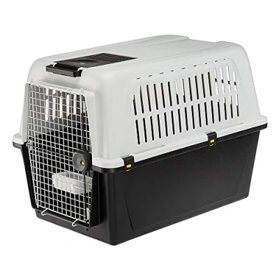 Image of Dog Travel Kennel, Pet Crate Atlas 60 Professional, Safety Closing System, Aeration Grids, 61 X 91 H 68 Cm.
