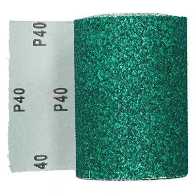 Image of Aluminium Oxide 5m x 115mm Sanding Roll Sheet Paper Coarse 40 Grit Sandpaper