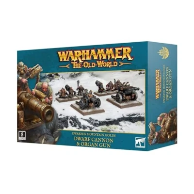 Image of Games Workshop Warhammer Dwarfen Mountain Holds: Dwarf Cannon &amp; Organ Gun