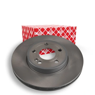 Image of 2474210312, A2474210312 Brake disc FEBI BILSTEIN 107509 Front Axle 295mm 24mm 5 Hole 112mm internally vented Coated MERCEDES BENZ: A Class, CLA Coupe