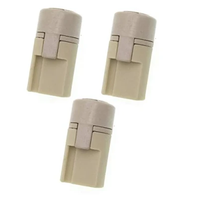 Image of G9 Lamp Holders,Pack of 3 Keyless Ceramic Halogen Socket with Back Cover for Light Bulb