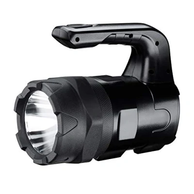 Image of VARTA Indestructible BL20 Pro 6 Watt LED Torch/Work Light, incl. 6X AA Longlife Power Batteries, Waterproof and dust Resistant, absorbs Impact, anodised Aluminium casing, Black
