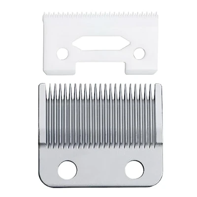 Image of VRMETA New Upgrade Professional Replacement Hair Clipper Blades for Wahl Clippers 5 Star Senior Magic Clip Compatible with 8148, 8504, 1919, 2241, 2240, 8591 (Silver)