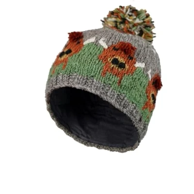 Image of Pachamama Herd of Highland Cow Bobble Beanie Hat