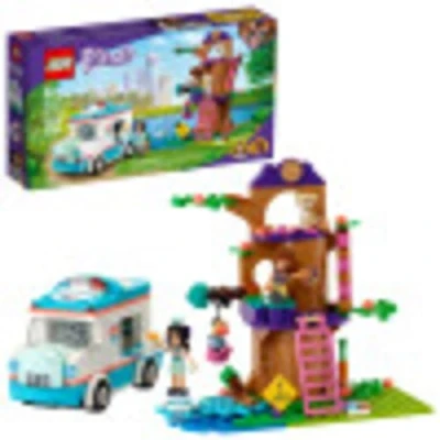 Image of LEGO Friends Vet Clinic Ambulance 41445 Building Kit; Collectible Toy with Ambulance, Rabbit and Kitten Toys, Children’s Kit Olivia Emma Mini Dolls, New 2021 (304 Pieces)