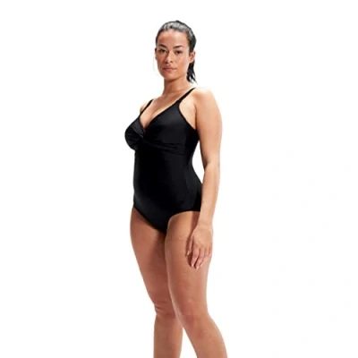 Image of Speedo Swimsuit, Women&#039;s, Size: 40, Black