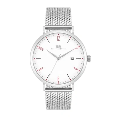 Image of Rhodenwald &amp; Söhne Mens Male Stainless Steel Watch 42 mm Silver (archived) One Size