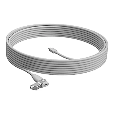 Image of Logitech LOGI RALLY MIC POD EXTENSION CABLE WHITE