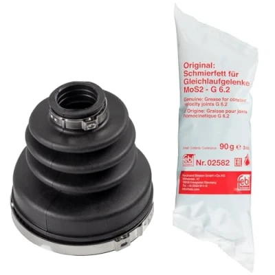Image of 31606779991, 31607591694 CV Boot FEBI BILSTEIN 176021 Front Axle, transmission sided Rubber MINI: Clubman, Hatchback