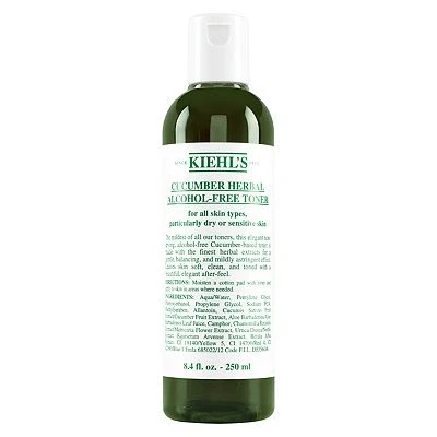 Image of Kiehl&#039;s Cucumber Herbal Alcohol Free Toner 250ml For Dry And Sensitive Skin