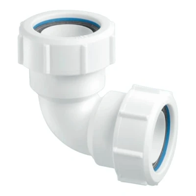 Image of McAlpine MT4 90 Degree Multifit Bend, White