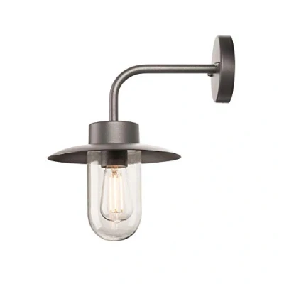 Image of SLV MOLAT/Illumination for Walls, Paths, entrances, LED spot, Surface Mounted Outdoor Light, Garden lamp / E27 IP44 60W Anthracite, Aluminium, 60 W