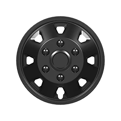 Image of AUTO STYLE Set wheel covers Itah 16 inch black (spherical)