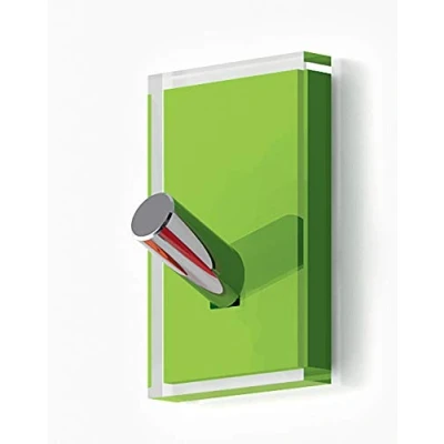 Image of Gedy Rainbow Hanger, Thermoplastic Resins, Transparent Green, Simple