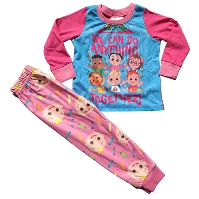 Image of CoComelon Girls We Can Do Anything Together Pyjamas. Ages 12 Months To 4 Years (18 24 Months) Pink