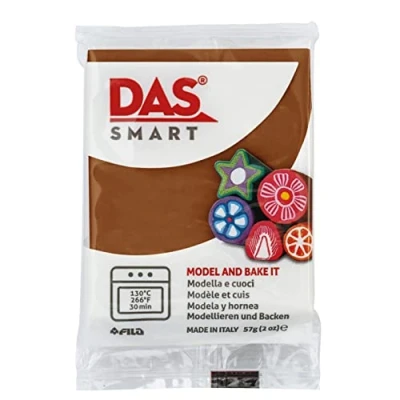Image of DAS Smart Oven Bake Modelling 56g Clay, Metallic Bronze, Ideal for Professionals and Hobbyists