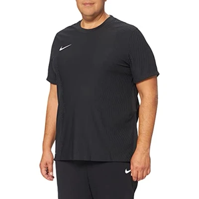Image of NIKE DH8031 010 M NK DF Academy JSY SS T Shirt Men&#039;s Black/White/White Size S