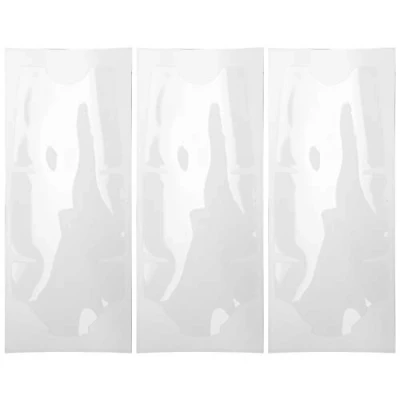 Image of Keenso Bike Crank Sticker, 3 Pcs Transparent Stickers Clear Bicycle Protection Film Sticker Protector Cycling Accessories(A) Riding racks and storage