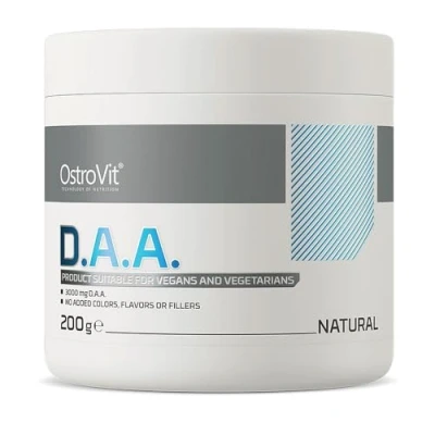 Image of Ostrovit Nutrition DAA 200g D Aspartic Acid Testosterone Booster Hormone Support Lean Muscle Mass Growth Anabolic Powder Bodybuilding