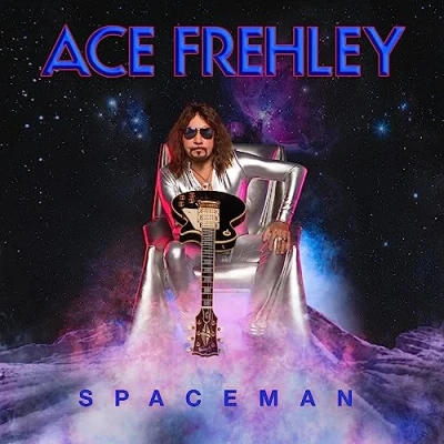 Image of Ace Frehley Spaceman 180gm Neon Orange vinyl 2023 UK 2 LP set MNK 46921
