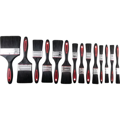 Image of Kennedy Flat Paint Brush Set, Synthetic Bristle, Set of 14