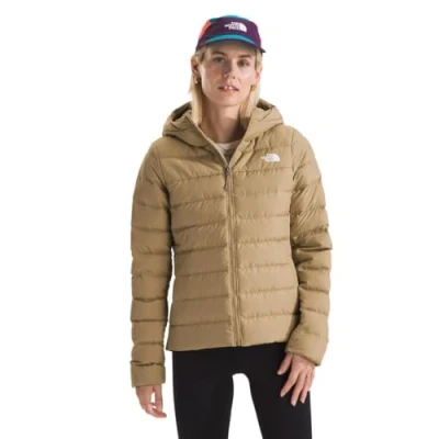 Image of The North Face Aconcagua 3 Hoodie Down jacket, Women&#039;s, Size: Medium, Khaki stone