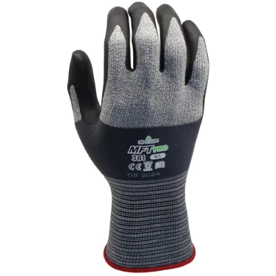 Image of SHOWA 381 Nitrile Coated Work Glove, Grey, M