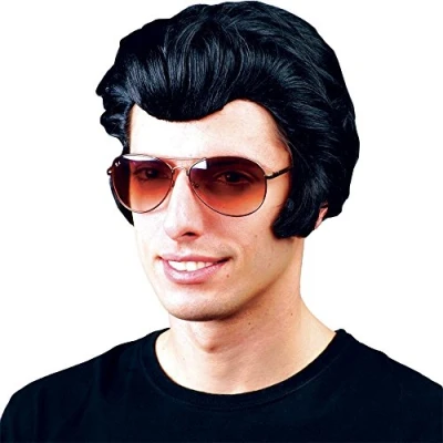 Image of King of Rock &amp; Roll Fancy Dress Wig
