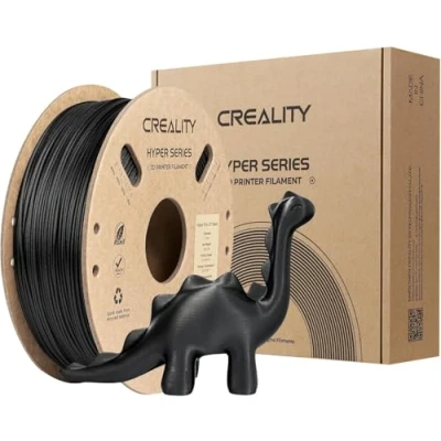 Image of Creality Official Carbon Fibre Hyper PLA Filament, 3D Printer Filament for High Speed Printing, Smooth, Dimensional Accuracy +/ 0.03mm, 2.2lbs/Spool