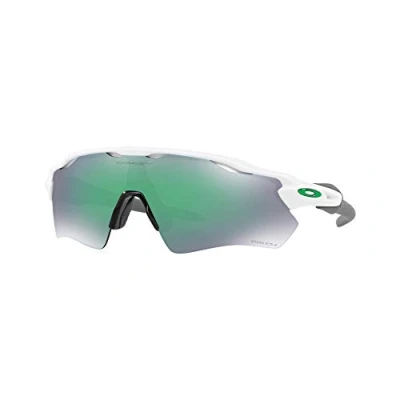 Image of Oakley Unisex OO9208 RADAR EV PATH 920871 Sunglasses O_matter White Green Mask Normal Prizm