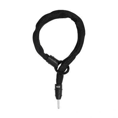 Image of ABUS frame lock insert chain IvyTex Adaptor 8KS Bicycle with dirt and moisture repellent cover 8 mm strong Orange