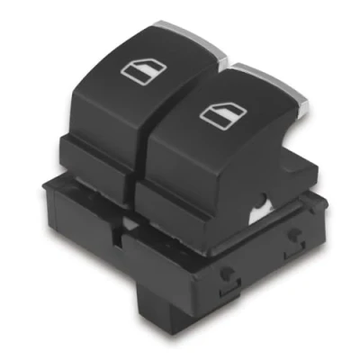 Image of Electric Power Window Switch, ABS Plastic Car Switch Control Driver Side for Eos MK5 MK6 GTI 2 Door 5K3 959 857