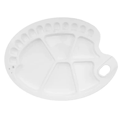 Image of Studio Essentials : Kidney Plastic Palette 9.5x13.75in 17 Well