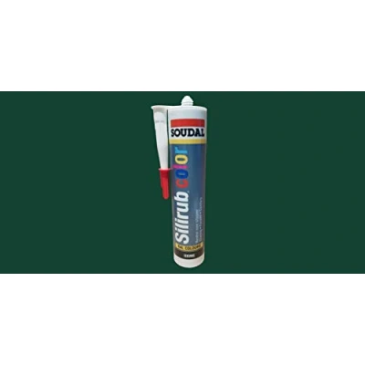 Image of Moss Green Coloured Silicone Sealant RAL 6005 310 ml Premium Sealing Agent