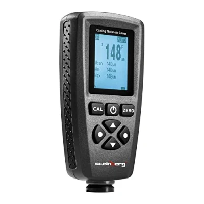 Image of Steinberg Systems Coating Thickness Gauge Meter SBS CT 123 (Measurement range 0 1.400 µm, Accuracy ±2,5% + 1 Storage capacity 320 readings, Incl. case and accessories)
