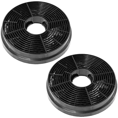 Image of SPARES2GO Carbon Charcoal Filter compatible with CIARRA CBCB6 CBCB9 CBCS6 CBCS9 Cooker Hood (Pack of 2)